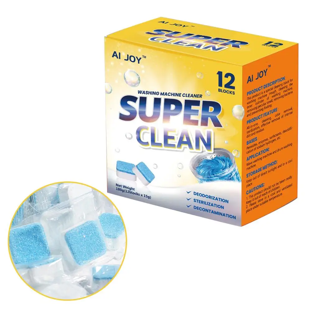 8pcs/12pcs /28pcs Tab Washing Machine Cleaning Washer Detergent Effervescent Tablet Washer Cleaner Machine Slot Cleaning Tablet
8pcs/12pcs /28pcs Tab Washing Machine Cleaning Washer Detergent Effervescent Tablet Washer Cleaner Machine Slot Cleaning Tablet
