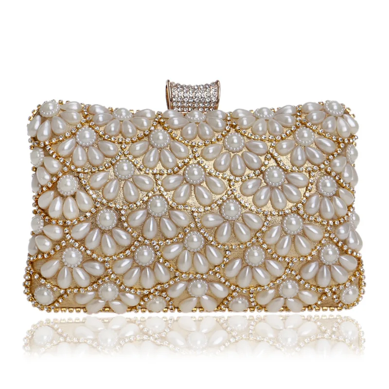 New Style Surplus Power Pearl Evening Bag Women's Banquet Formal Dress Evening Clutch Bag
New Style Surplus Power Pearl Evening Bag Women's Banquet Formal Dress Evening Clutch Bag