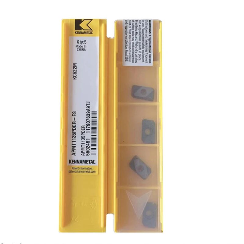 Free shipping 5pcslot APKT1135 PDER FS KC522M cnc carbide inserts heat treatment milling blade cutting tool carbide tips (3)
