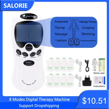 8 Modes Tens Machine Physiotherapy Tens Ems Unit Muscle Stimulator Body Back Face Massager Electric Replacement Electrodes Pads
8 Modes Tens Machine Physiotherapy Tens Ems Unit Muscle Stimulator Body Back Face Massager Electric Replacement Electrodes Pads
