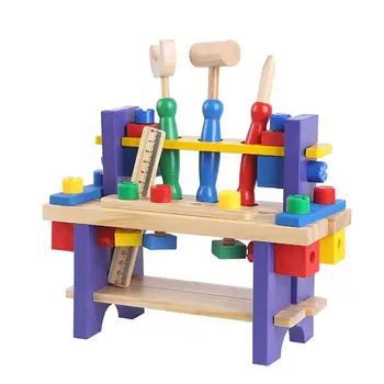 Interesting Wooden Screw Toy Educational Toy Assembling Workbench Model Tool Toy for Kids Children Playing
Interesting Wooden Screw Toy Educational Toy Assembling Workbench Model Tool Toy for Kids Children Playing