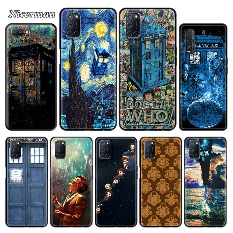 Мягкий чехол для Oppo A5 A9 2020 A92 A72 A51 A31 A21s F11 Ace Reno 4 Pro Find X2 Neo Shell Capa Phone Cover Box Doctor Who Van