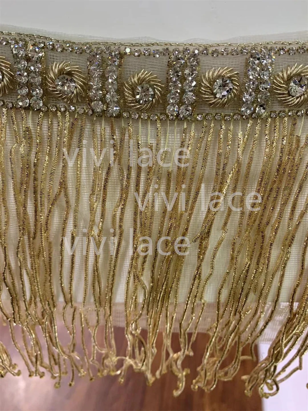 Golden Wedding Best Top Quality \ Hand Made India Silk Fringe For Occasion Sawing Bridal Dress /Fashion Designer
Golden Wedding Best Top Quality \ Hand Made India Silk Fringe For Occasion Sawing Bridal Dress /Fashion Designer