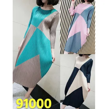 Autumn new dress women's fold loose show thin fold medium-long MIYAKE pleats dresses
Autumn new dress women's fold loose show thin fold medium-long MIYAKE pleats dresses