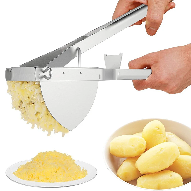 LMETJMA Potato Ricer Stainless Steel Potato Masher Heavy Duty Potato Ricer Masher For Baby Food Fruit Vegetable Juicer KC0154
LMETJMA Potato Ricer Stainless Steel Potato Masher Heavy Duty Potato Ricer Masher For Baby Food Fruit Vegetable Juicer KC0154
