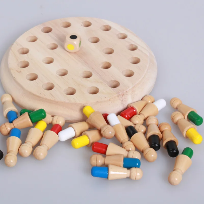 Wooden Memory Match Stick Chess Game Kids Fun Block Board Party Games Educational Color Cognitive Ability Family Children Toy
Wooden Memory Match Stick Chess Game Kids Fun Block Board Party Games Educational Color Cognitive Ability Family Children Toy