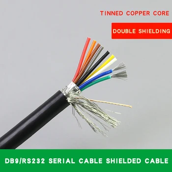 24AWG Wire Copper DB9 9 pin Connecting Line RS232 Serial Line 9-Core Double Control Cable Wiring Wire Shielded Heat-resistant
24AWG Wire Copper DB9 9 pin Connecting Line RS232 Serial Line 9-Core Double Control Cable Wiring Wire Shielded Heat-resistant