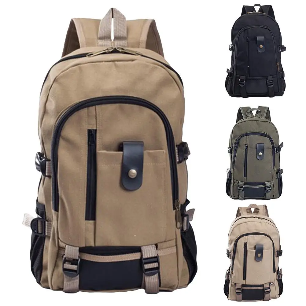 New Casual Solid Color Large Capacity Zipper Rucksack Men Travel Canvas Bag Backpack
New Casual Solid Color Large Capacity Zipper Rucksack Men Travel Canvas Bag Backpack