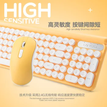 The Way the Wolf Wireless Keyboard and Mouse Set Game Office Household Mute Laptop Computer Keyboard and Mouse Kit
The Way the Wolf Wireless Keyboard and Mouse Set Game Office Household Mute Laptop Computer Keyboard and Mouse Kit