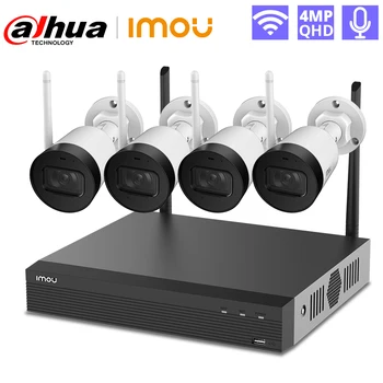 Dahua Wireless NVR kits IP67 outdoor 4MP QHD Security camera system Video surveillance set Audio Reception 30 meter night vision
Dahua Wireless NVR kits IP67 outdoor 4MP QHD Security camera system Video surveillance set Audio Reception 30 meter night vision