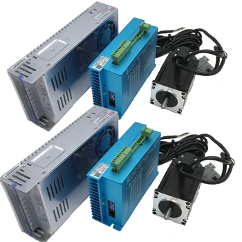 2Pcs 3Nm Nema23 57MM AC DC DSP Closed Loop Stepper Motor Drive Cooling fan Hybird Encoder Easy Servo& 400W Power Supply Kits
2Pcs 3Nm Nema23 57MM AC DC DSP Closed Loop Stepper Motor Drive Cooling fan Hybird Encoder Easy Servo& 400W Power Supply Kits