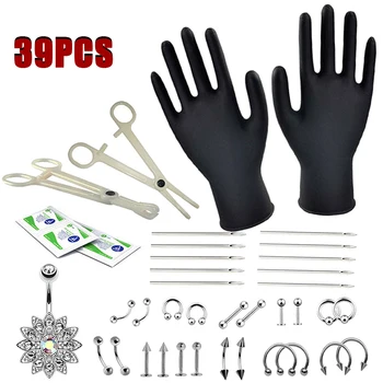 Piercing Needle Kit High Quality Tongue Eyebrow Nose Belly Button Body Jewelry Piercing Rings Body Jewelry Tools Kit
Piercing Needle Kit High Quality Tongue Eyebrow Nose Belly Button Body Jewelry Piercing Rings Body Jewelry Tools Kit