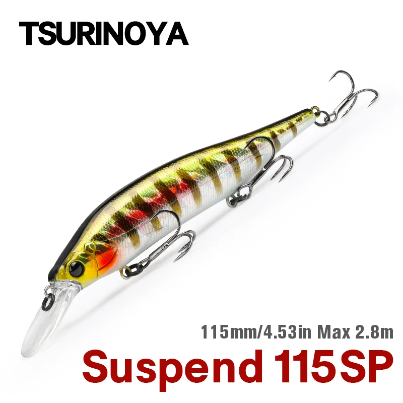 TSURINOYA 115SP подвеска фотоэлемент Аврора 115 мм 17 2 г искусственная Вольфрамовая