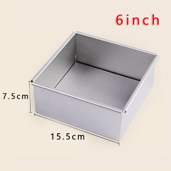 Aluminum Alloy Square Bread Cake Pan Bakeware Mold Baking Tray Mould Kitchen For Making Personal Short Bread
Aluminum Alloy Square Bread Cake Pan Bakeware Mold Baking Tray Mould Kitchen For Making Personal Short Bread