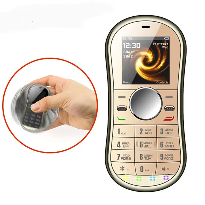 SERVO S08 Непоседа Спиннер телефон 1 3 ''две sim-карты Bluetooth FM радио Светодиодный