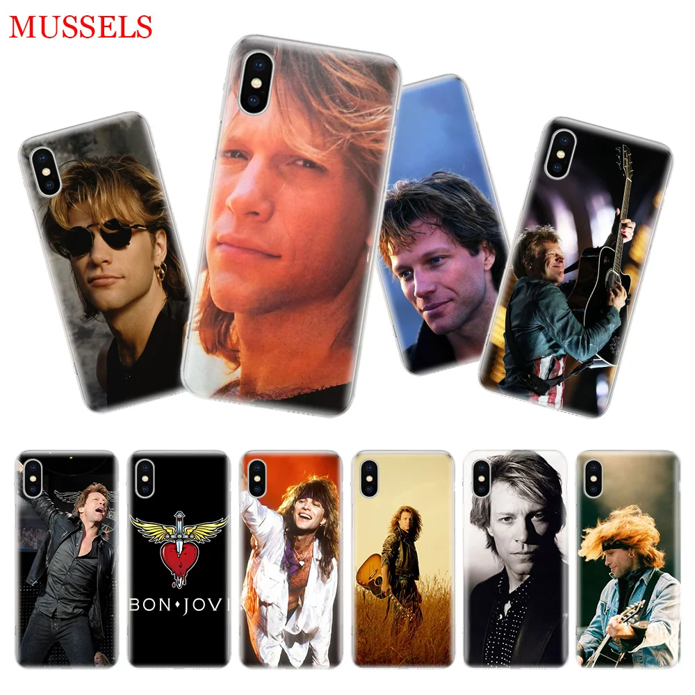 

Jon Bon Jovi Rock Soft TPU Cover Phone Case For Apple iPhone XR XS 11 Pro MAX 7 8 6 6S Plus X 10 Ten 5 5S SE Shell Coque