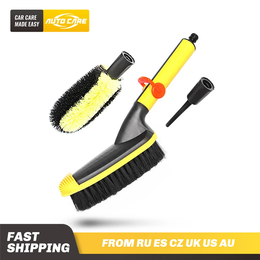 4PCS Car Wash Brush Kit Saving Water Soft Bristle Auto Truck Vehicle Washing Flow-through Brush Cleaning Tool With Water Switch
4PCS Car Wash Brush Kit Saving Water Soft Bristle Auto Truck Vehicle Washing Flow-through Brush Cleaning Tool With Water Switch
