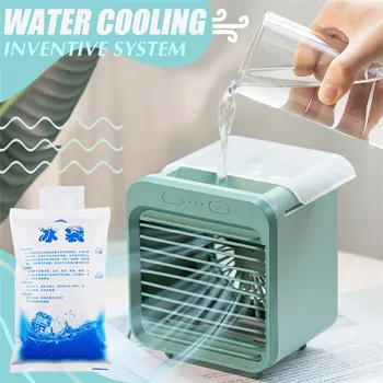 USB Mini Portable Air Conditioner Humidifier Air Cooler Upgraded Mute Green Air Cooler USB Power Cable Ice Bag
USB Mini Portable Air Conditioner Humidifier Air Cooler Upgraded Mute Green Air Cooler USB Power Cable Ice Bag