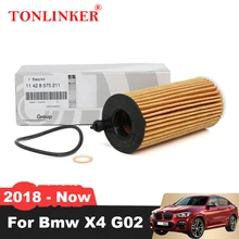 TONLINKER Oil Filter 11428575211 For Bmw X4 G02 xDrive 20d 20i 30i B47D20 B48A20 2018 2019 2020 2021 2022- Model Car Accessories 
TONLINKER Oil Filter 11428575211 For Bmw X4 G02 xDrive 20d 20i 30i B47D20 B48A20 2018 2019 2020 2021 2022- Model Car Accessories