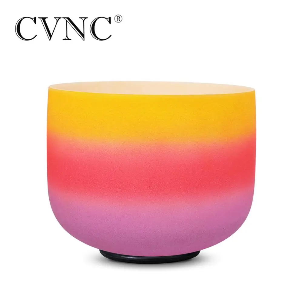 CVNC 8/10/12" Note E Solar Plexus Chakra Frosted Quartz Crystal Singing Bowl with Outside Rainbow Color
CVNC 8/10/12" Note E Solar Plexus Chakra Frosted Quartz Crystal Singing Bowl with Outside Rainbow Color
