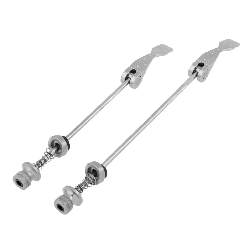 2psc Titanium Bike Skewers Quick Release Skewers Bike Cycling Wheel Skewers 2psc Titanium Bike Skewers Quick Release Skewers Bike Cycling Wheel Skewers