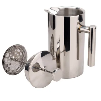 1L Double Wall Stainless Steel French Coffee Press 8.2inch SterlingPro With a Handle
1L Double Wall Stainless Steel French Coffee Press 8.2inch SterlingPro With a Handle