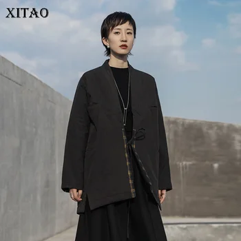 XITAO Loose Black Vintage Bandage Parks Women Fashion New 2019 Autumn Elegant Small Fresh Wide Waist Straight Parks WLD2924
XITAO Loose Black Vintage Bandage Parks Women Fashion New 2019 Autumn Elegant Small Fresh Wide Waist Straight Parks WLD2924