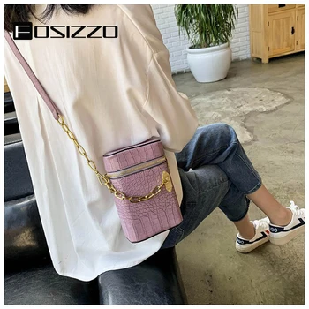 FOSIZZO Women Bucklet Bag Fashion PU Chain Shoulder Bag For iPhone 11 Plus Case Small Bags For Women Crossobody Bag FS5079
FOSIZZO Women Bucklet Bag Fashion PU Chain Shoulder Bag For iPhone 11 Plus Case Small Bags For Women Crossobody Bag FS5079