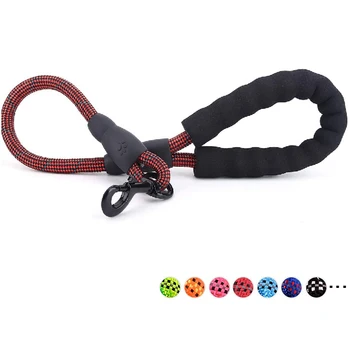 Short Dog Leash Rope 12 inch, Strong Mountain Climbing Lead, Reflective Training Leashes with Carabiner for Large and Extra Larg
Short Dog Leash Rope 12 inch, Strong Mountain Climbing Lead, Reflective Training Leashes with Carabiner for Large and Extra Larg