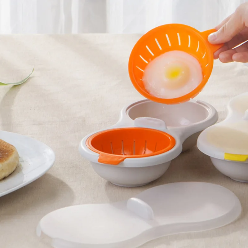 1PC Microwave Ovens Egg Poachers Perfectly Cooked Egg Boiler Cup Kitchen Steamed Egg Set Double Cooking Tools
1PC Microwave Ovens Egg Poachers Perfectly Cooked Egg Boiler Cup Kitchen Steamed Egg Set Double Cooking Tools
