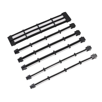 Basic Extension Cable Kit, 1Pcs Atx 24Pin/Eps 4+4Pin/2Pcs Pci-E 6Pin /2Pcs 6+2Pin Extension Cable
Basic Extension Cable Kit, 1Pcs Atx 24Pin/Eps 4+4Pin/2Pcs Pci-E 6Pin /2Pcs 6+2Pin Extension Cable