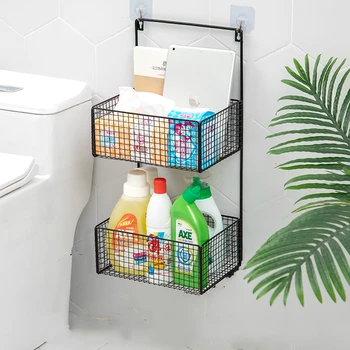 Bathroom shelf bathroom hanging basket dormitory artifact kitchen rack toilet storage rack wall hanging from punch
Bathroom shelf bathroom hanging basket dormitory artifact kitchen rack toilet storage rack wall hanging from punch