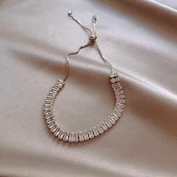 Silver Color Rose Gold Bracelet with Big Biling Zircon Stone Cute Women Fashion Jewelry Best Gift 2020
Silver Color Rose Gold Bracelet with Big Biling Zircon Stone Cute Women Fashion Jewelry Best Gift 2020