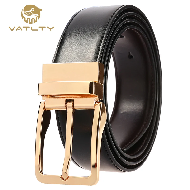 VATLTY 2020 Official authentic casual business style men's belt 360° rotating hard metal buckle natural cowhide belts for men
VATLTY 2020 Official authentic casual business style men's belt 360° rotating hard metal buckle natural cowhide belts for men