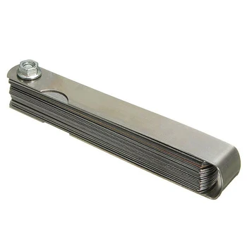 Feeler Gauge 32 Blades 0.04-0.88mm 0015-0.035 Copper Sheet Measuring Tool Feeler Gauge Auto Repair Tool Kit
Feeler Gauge 32 Blades 0.04-0.88mm 0015-0.035 Copper Sheet Measuring Tool Feeler Gauge Auto Repair Tool Kit