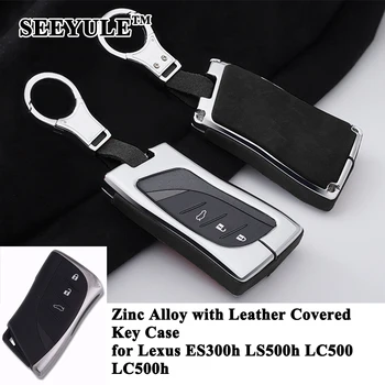 1pc SEEYULE Zinc Alloy Leather Car Key Case Cover Shell Car Accessories for Lexus ES300h LS500h LC500 LC500h 2018 2019 2020
1pc SEEYULE Zinc Alloy Leather Car Key Case Cover Shell Car Accessories for Lexus ES300h LS500h LC500 LC500h 2018 2019 2020