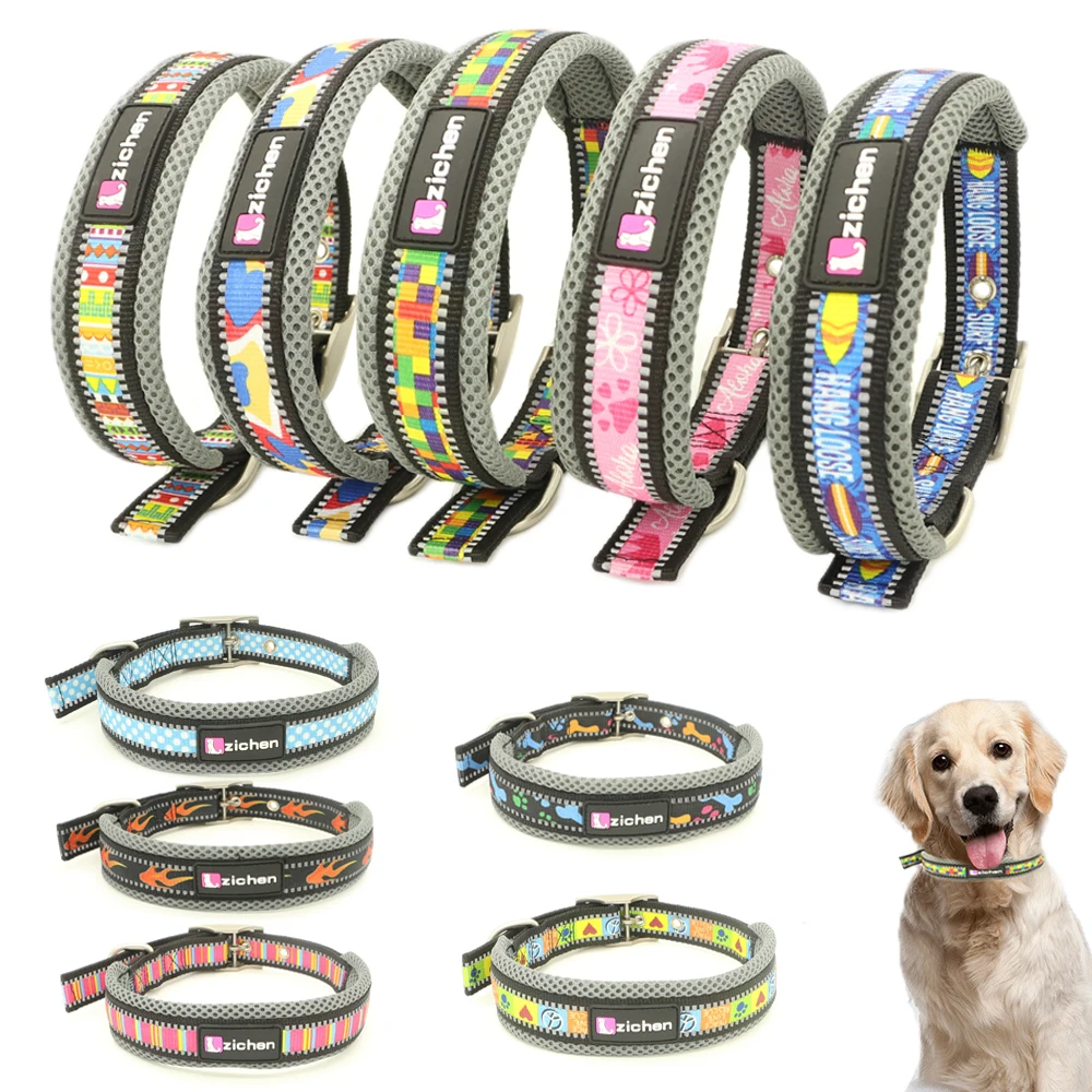 Dog Collar Reflective Mesh Soft Fashion Printed Adjustable Pet Dog Collar Durable for Small Medium Large Dogs Pitbull Pug
Dog Collar Reflective Mesh Soft Fashion Printed Adjustable Pet Dog Collar Durable for Small Medium Large Dogs Pitbull Pug