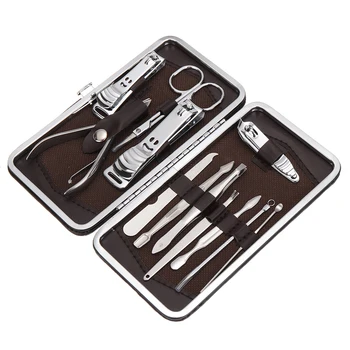Professional 12Pcs Nail Manicure Pedicure Set Metal Nail Clippers Scissors Set Kit For Manicure Nail Art Tools
Professional 12Pcs Nail Manicure Pedicure Set Metal Nail Clippers Scissors Set Kit For Manicure Nail Art Tools