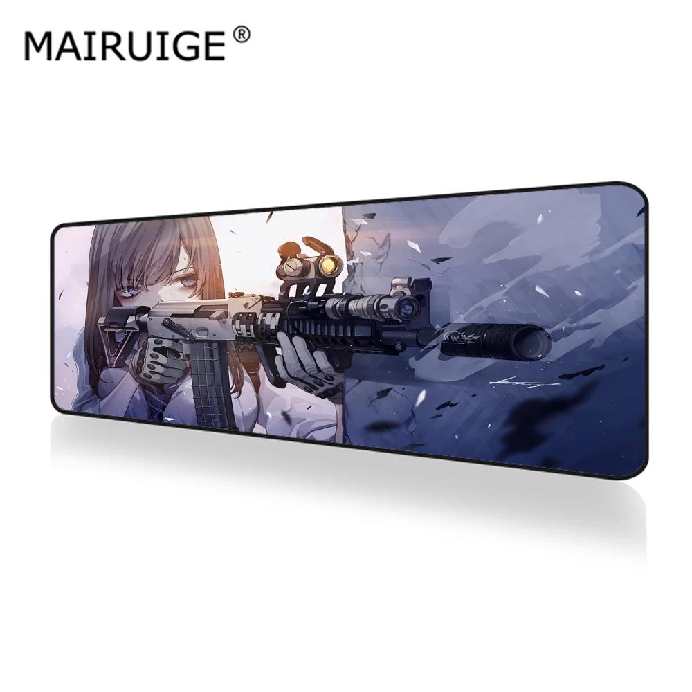 Anime Girl with Gun Gaming Large Mouse Pad Gamer Computer Big MousePad Locking Edge Desk Mat Rubber 80x30cm/90x40cm
Anime Girl with Gun Gaming Large Mouse Pad Gamer Computer Big MousePad Locking Edge Desk Mat Rubber 80x30cm/90x40cm