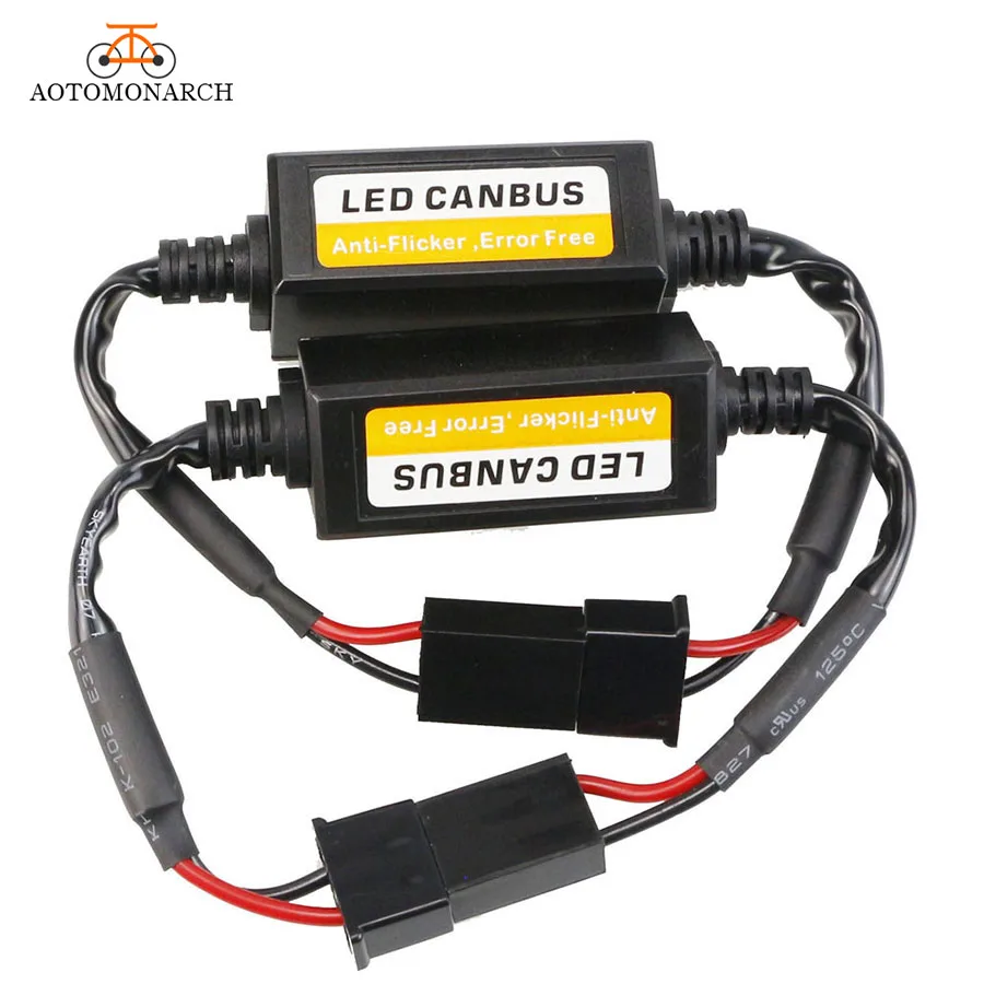 2pcs Error Free LED Canbus Decoder for LED Car Headlight Bulb Kits for SUV Fog Lamps H4 H7 H1 H11 9006 9007 Adapter
2pcs Error Free LED Canbus Decoder for LED Car Headlight Bulb Kits for SUV Fog Lamps H4 H7 H1 H11 9006 9007 Adapter