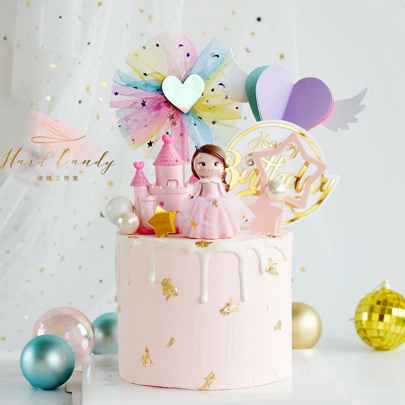 Gaze rose princesse décoration spirale fil étoile joyeux anniversaire gâteau Topper mariage fête fournitures mariée enfant cuiss
Gaze rose princesse décoration spirale fil étoile joyeux anniversaire gâteau Topper mariage fête fournitures mariée enfant cuiss