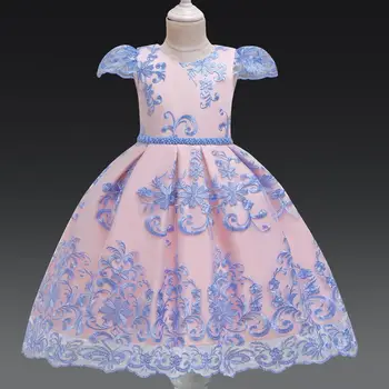 Girl Princess Dress 2019 New Baby Girls Short Sleeve Embroidered Evening Dress Sweet Birthday Gift Dress For 3-10Y 
Girl Princess Dress 2019 New Baby Girls Short Sleeve Embroidered Evening Dress Sweet Birthday Gift Dress For 3-10Y