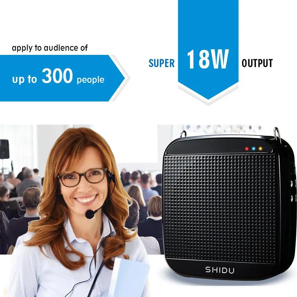 Voice amplifier High quality portable UHF wireless 18W Voice Amplifier Portable Rechargeable voice amplifier
Voice amplifier High quality portable UHF wireless 18W Voice Amplifier Portable Rechargeable voice amplifier
