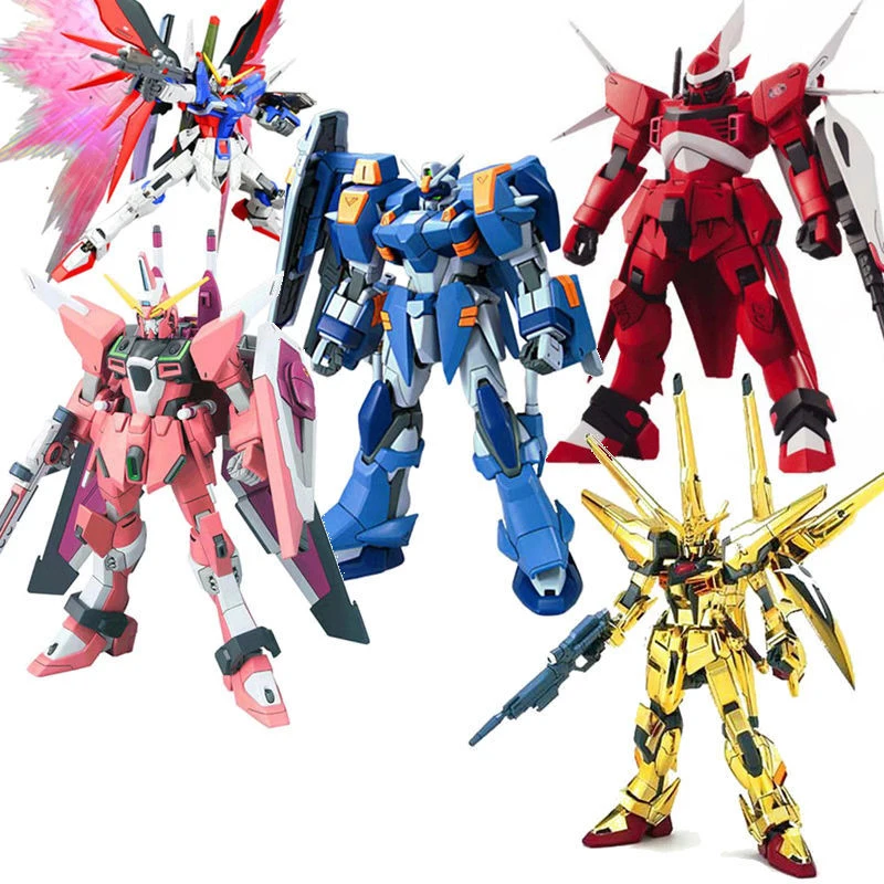 Mystery Boxes Gunpla Full Series HG 1/144 Anime Japanese Assembly Animation daban gaogao Robot Model Kids Action Figure Toys | Игрушки и