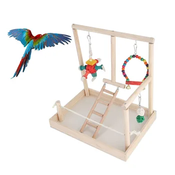 Bird Wooden Standing Rack Parrot Activity Toy Training Stand Pole Toy Parrot Playing Stand (Self-assembly)
Bird Wooden Standing Rack Parrot Activity Toy Training Stand Pole Toy Parrot Playing Stand (Self-assembly)