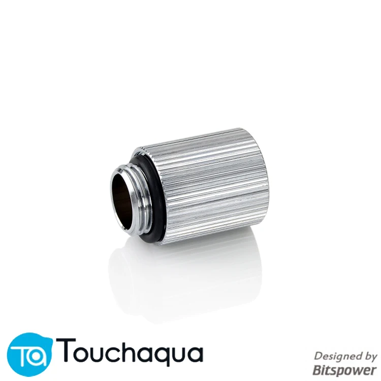 Bitspower Touchaqua G1/4" 20mm Extender Fitting,Cooling kit build fittings black ,silver Pack /2 PCS
Bitspower Touchaqua G1/4" 20mm Extender Fitting,Cooling kit build fittings black ,silver Pack /2 PCS