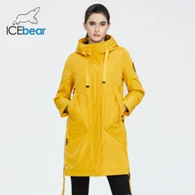 Icebear 2020 mulheres jaqueta de primavera casaco feminino com um capuz casual wear qualidade casacos roupas marca gwc20035i(China)