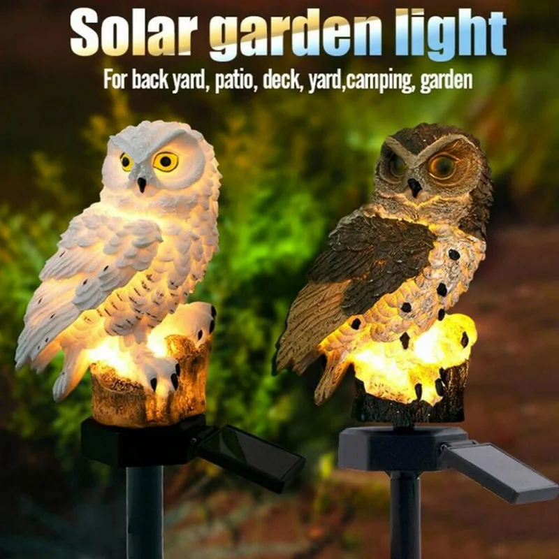 

Gufo Luce Solare Con Luci del Giardino del LED 2019 Nuovo Arrivo Alimentato a Energia Solare del Prato Inglese Della Lampada di