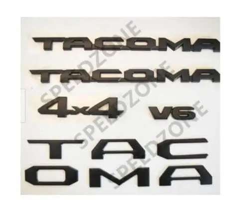 10 шт. 2016-2018 для Tacoma Tag матовая черная дверь эмблема наклейка значок табличка |
