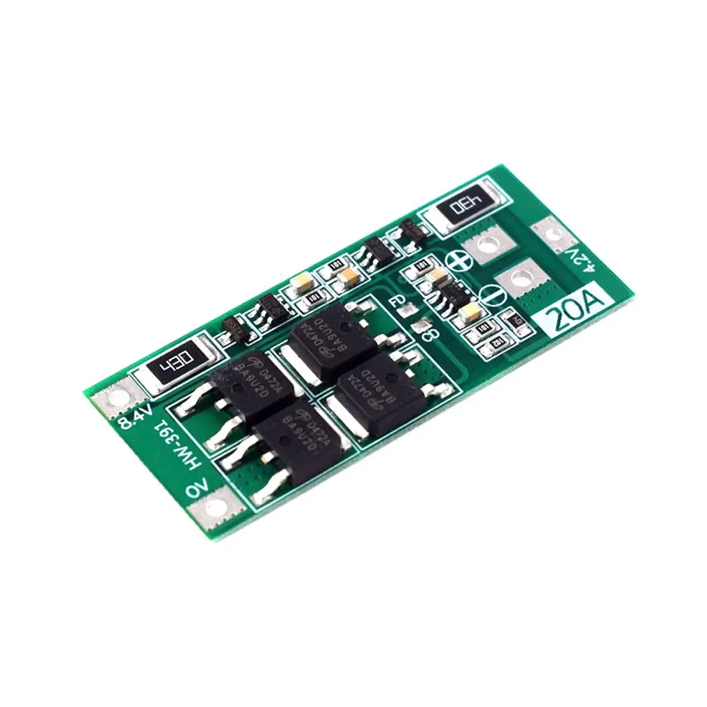 20A Lithium 18650 Battery Charger Protection Board External Power Bank Booster Batteries Protecting Module
20A Lithium 18650 Battery Charger Protection Board External Power Bank Booster Batteries Protecting Module